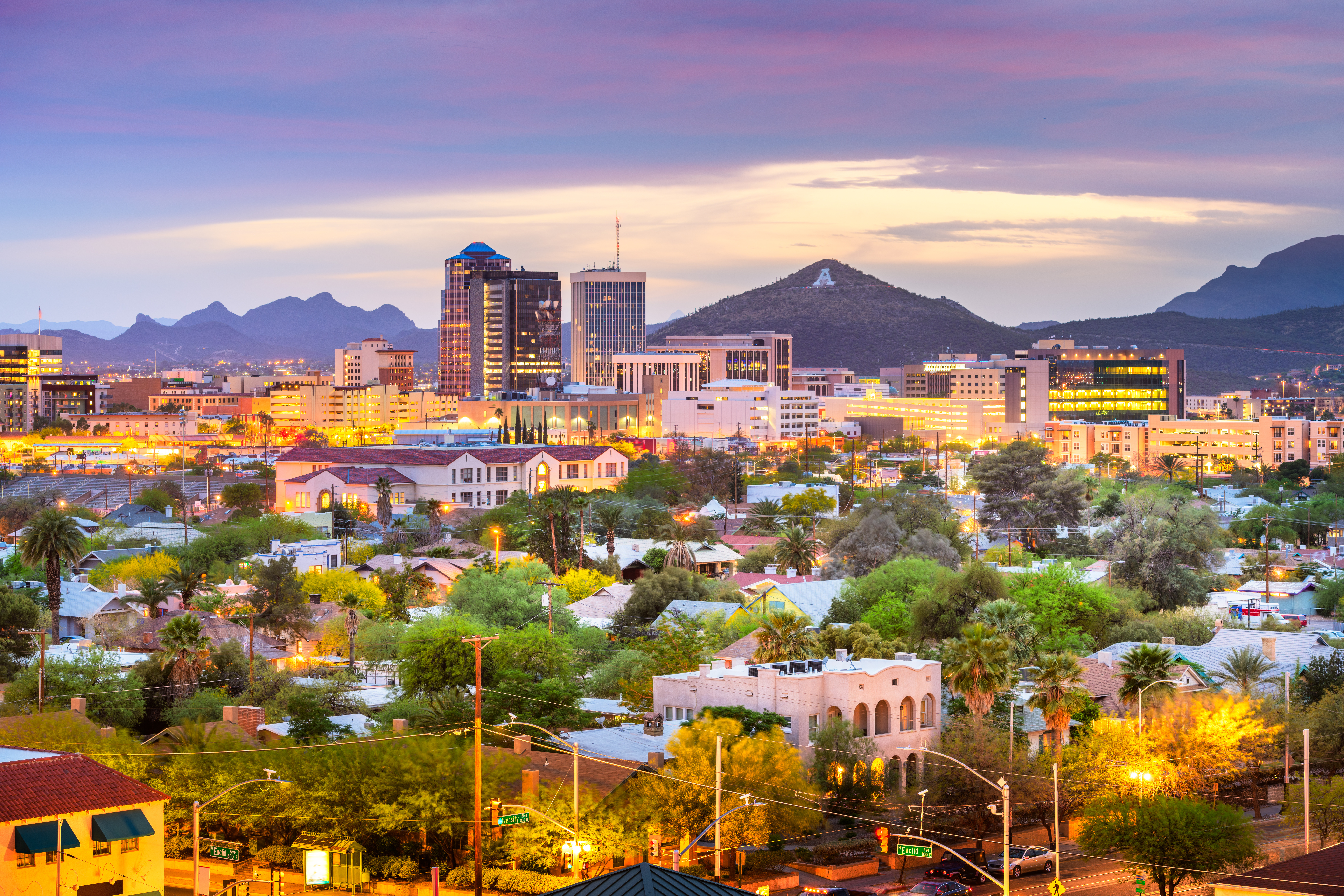 Tucson, Arizona, USA Skyline